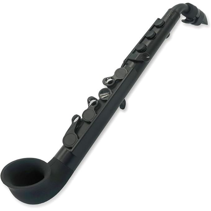 【新品】NUVO jSAX 2.0 Black/Black N520JBBK サックス プラスチック製 C調 軽量 防水 初心者 子供 キッズ 練習用 管楽器 ハードケース付き ブラック ブラック ヌーボ