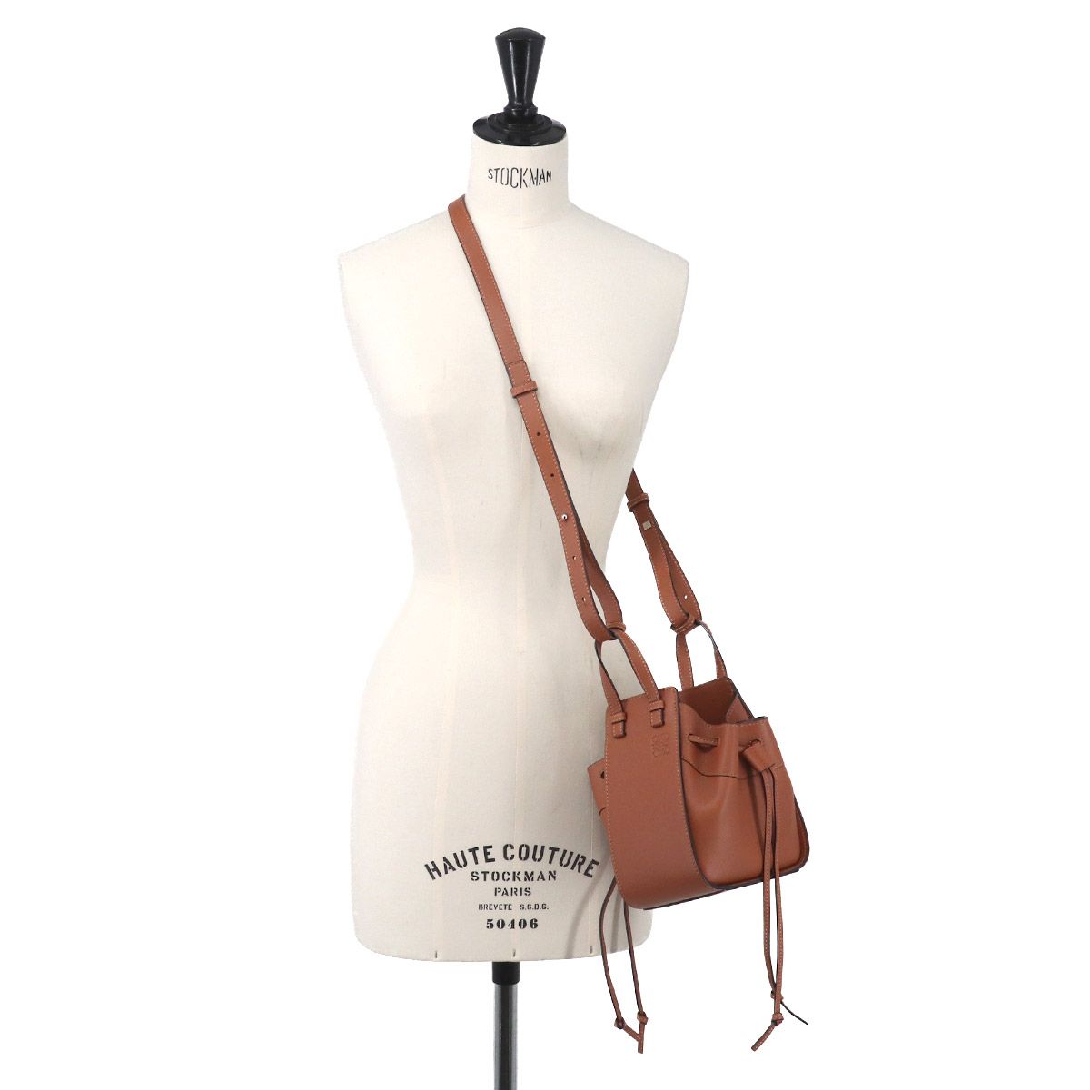 未使用 展示品 ロエベ LOEWE ハンモック ドローストリング ミニ 2way 