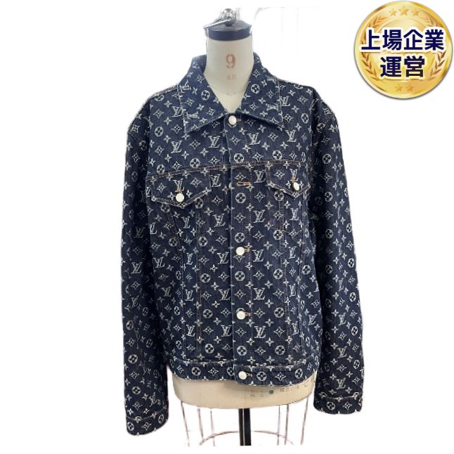 ルイヴィトン LOUIS VUITTON モノグラムジャカードデニムジャケット HRA79WUZD デニム メンズ 中古 良好 T10963721