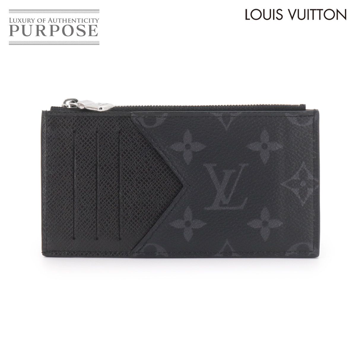 新品同様 ルイ ヴィトン LOUIS VUITTON タイガラマ コインカード ホルダー コインケース ノワール M30271 Coin Card Holder 90326277