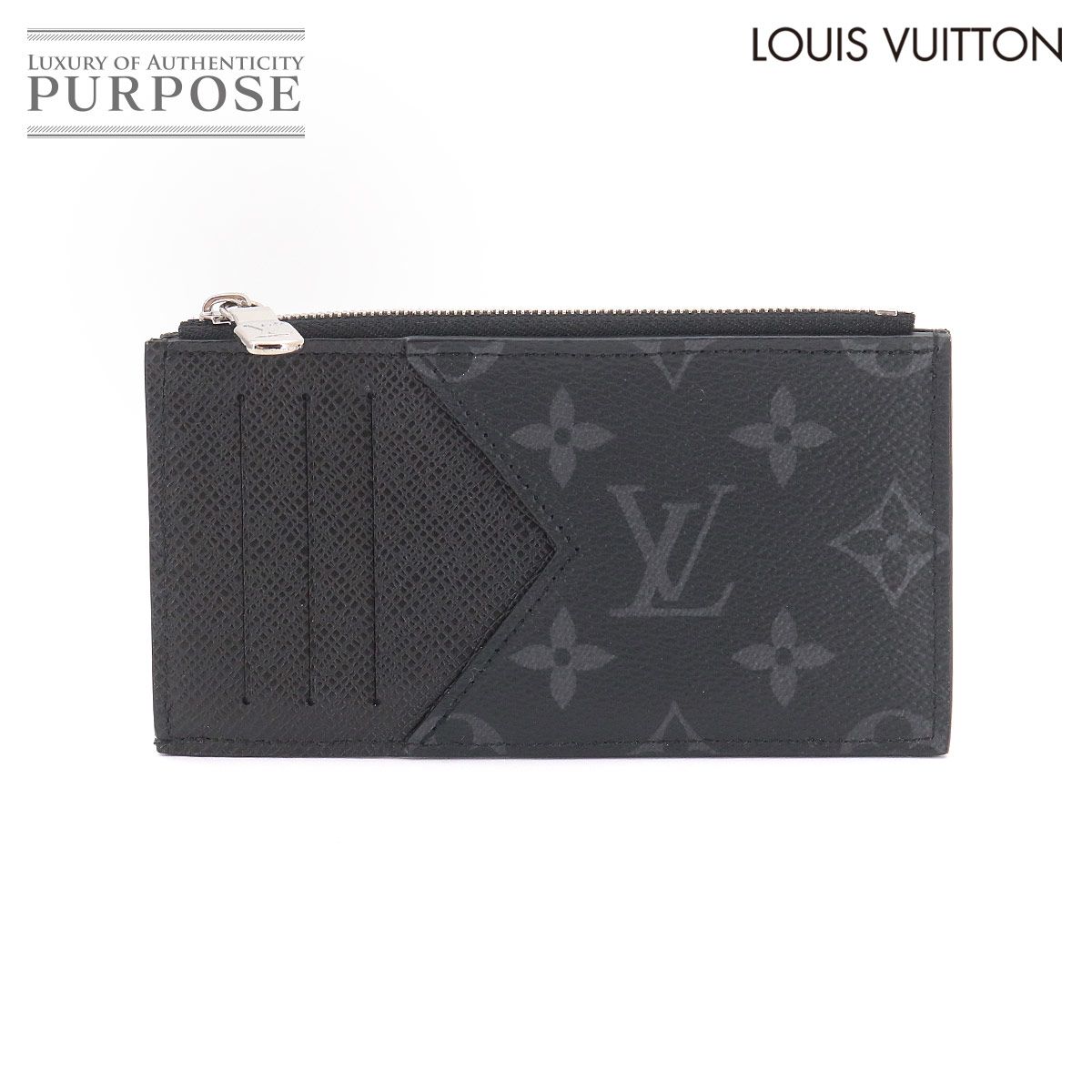 新品同様 ルイ ヴィトン LOUIS VUITTON タイガラマ コインカード ホルダー コインケース ノワール M30271 Coin Card Holder 90326278