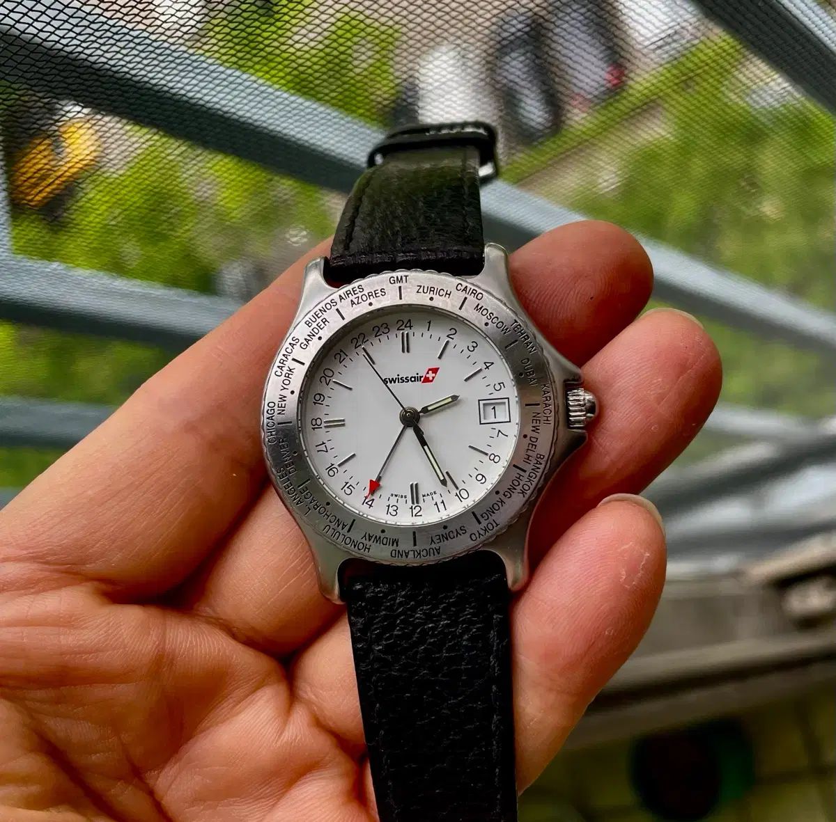スイスエア GMT時計 (ダウン価格)