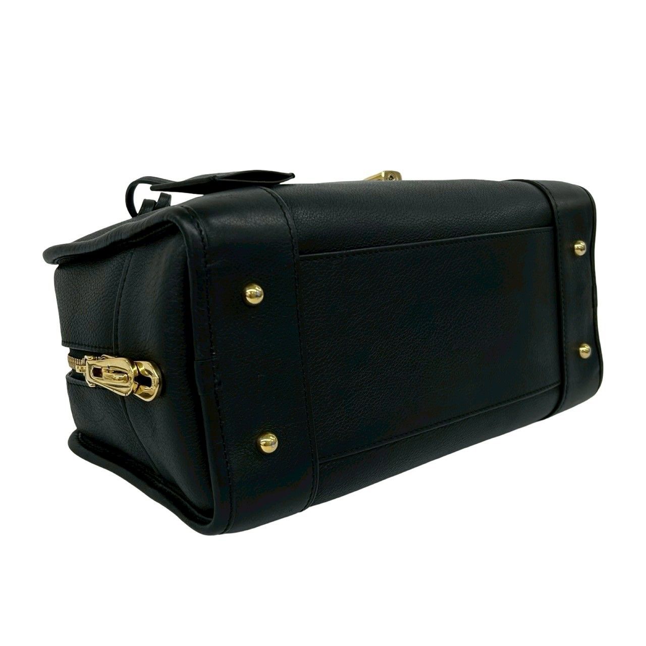 極 美品 袋付き LOEWE ロエベ アマソナ 28 アナグラム ロゴ レザー 本