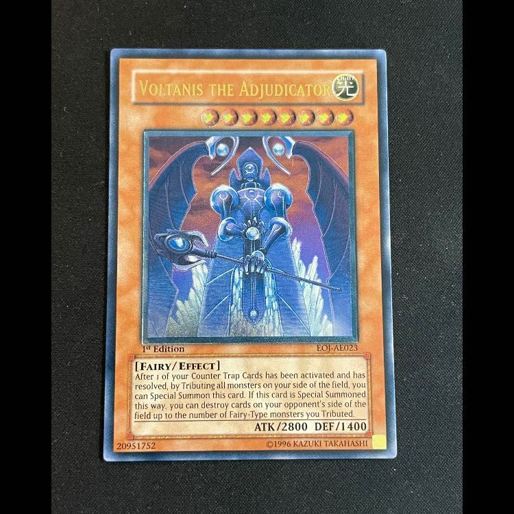 裁きを下す者‐ボルテニス　レリーフ　PSA10　(POP23)　遊戯王 裁きを下す者ボルテニス 1st レリーフ EOJ-AE023 1枚 - メルカリ