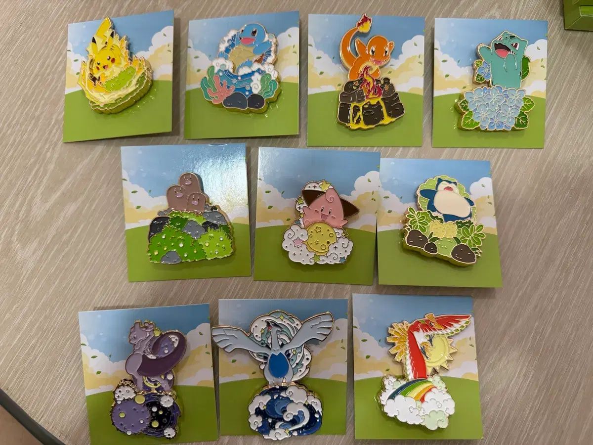 イサク・トースト ポケットモンスター バッジ 10種 全種