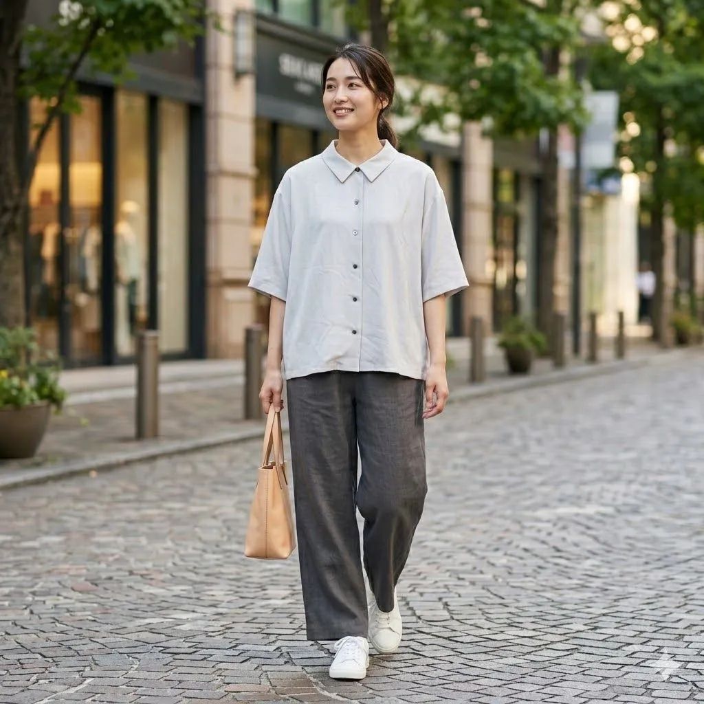 美品✨ ミズイロインドmizuiro ind 半袖 ブラウス シャツ オーバー