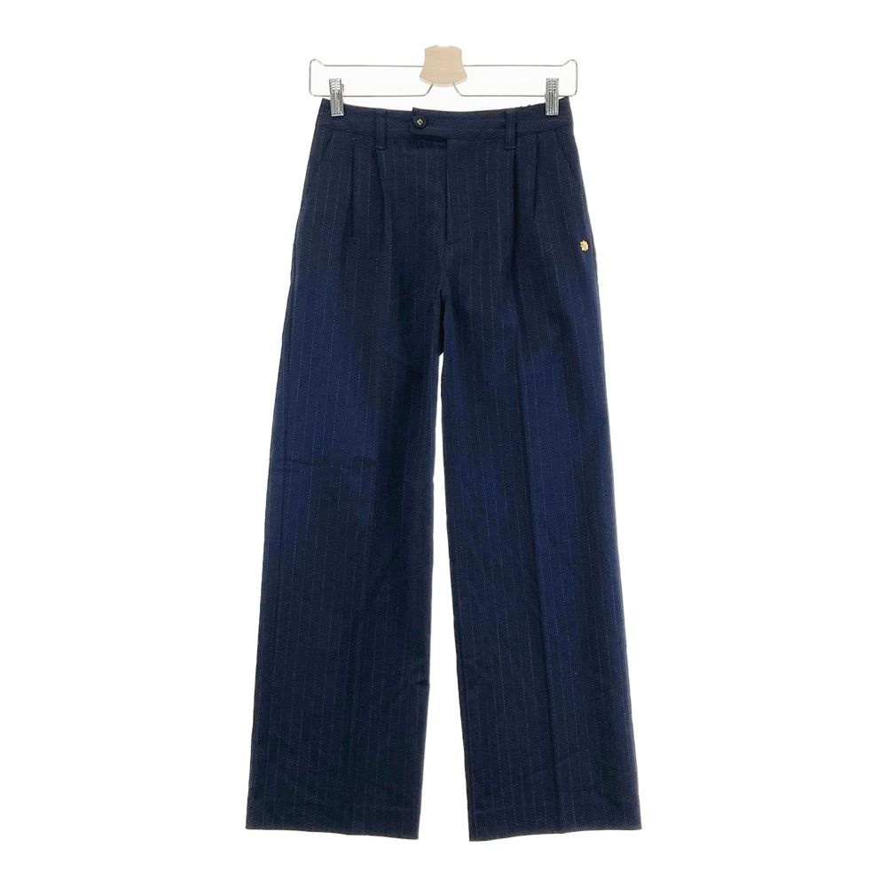 and per se（アンパスィ） ストレッチパンツ シアサッカー ストライプ