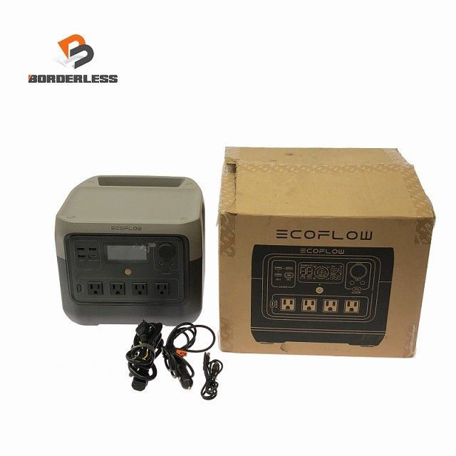 ☆極美品☆EcoFlow エコフロー ポータブル電源 RIVER 2 Pro ZMR620-B-JP 付属品付 768Wh 800W アウトドア キャンプ 防災129139