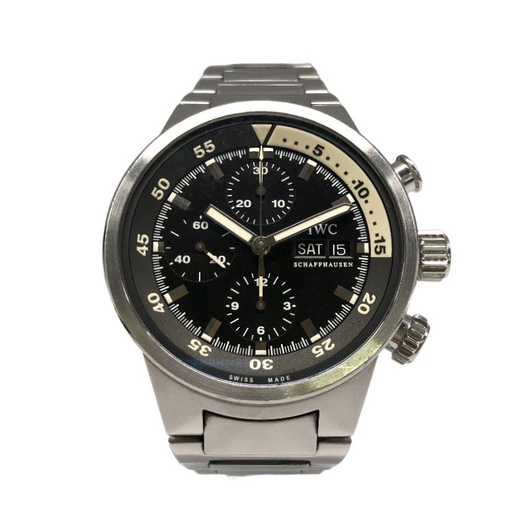 IWC アクアタイマー クロノグラフ IW371928 腕時計 ウォッチ 自動巻き メンズ ブラック 稼働品 中古 T11186876