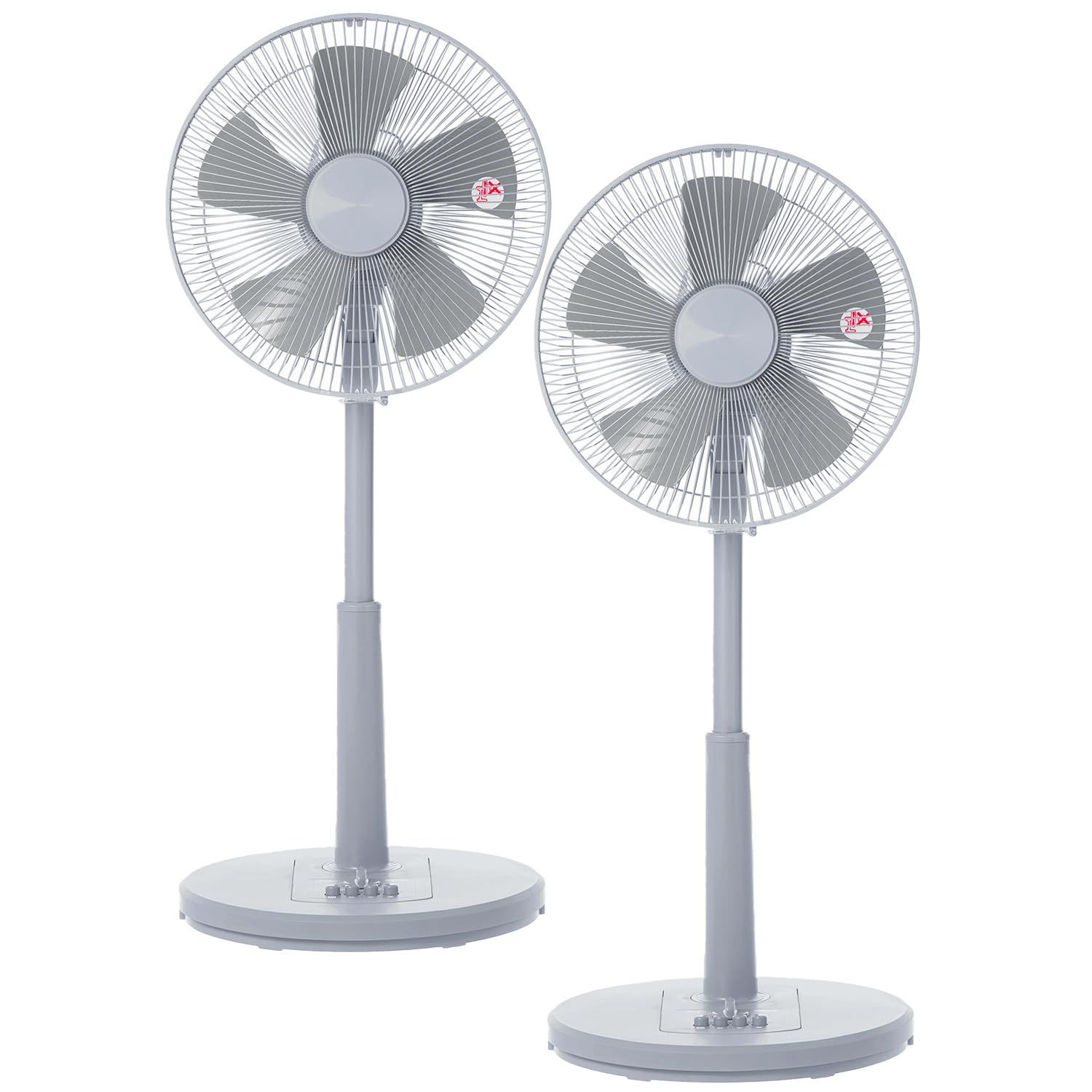 [山善] 【2台セット】 扇風機 リビング 押しボタンスイッチ 風量調節3段階 タイマー機能付き 換気 アイスグレー YLT-AG30E(IG)*2ts f0205f59