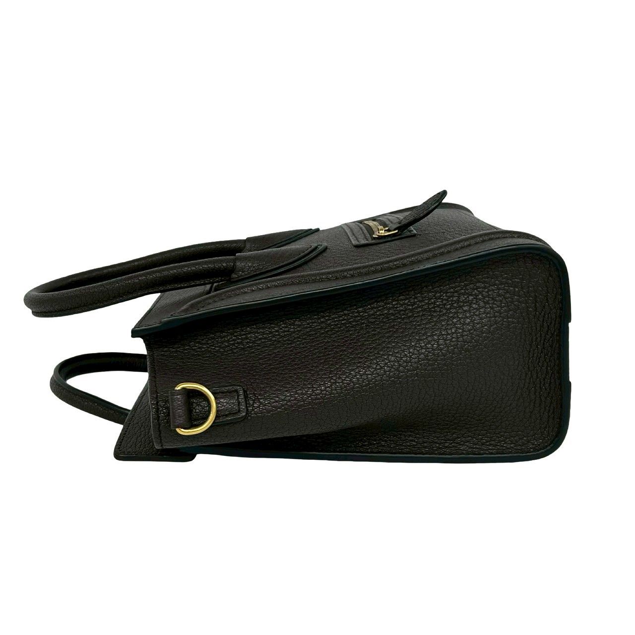 未使用保管品 CELINE セリーヌ ラゲージ ナノ ショッパー レザー 2way