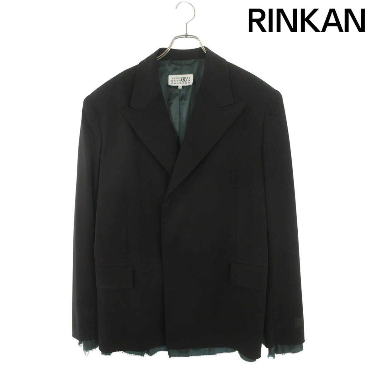 エムエムシックス 24AW TAILORING WOOL JACKET SH2BN0007 S47848 カットオフテーラリングウールジャケット メンズ 50