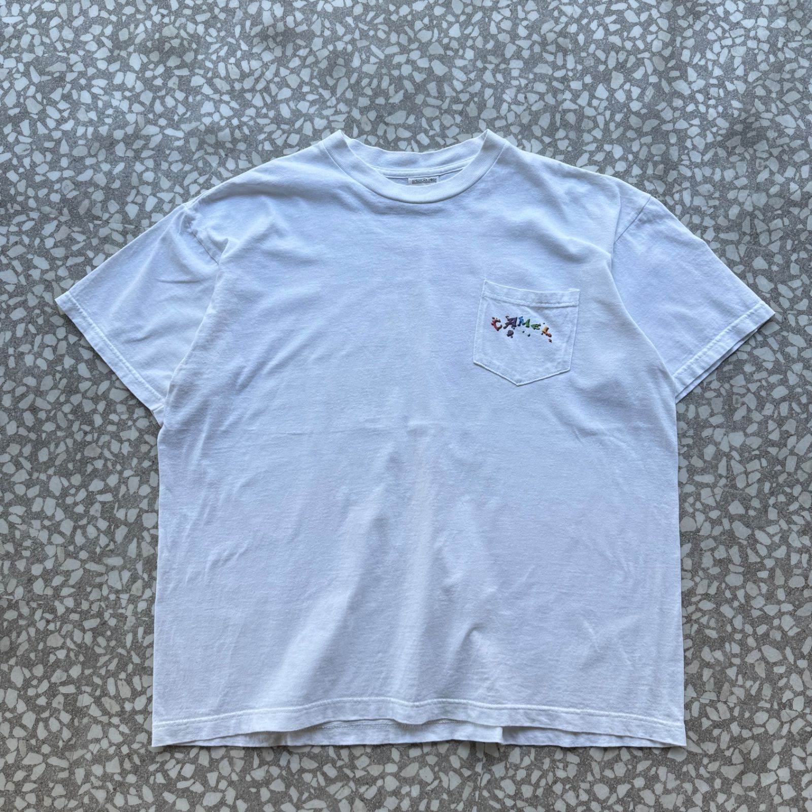 CAMEL / 90′s usa製 pocket T-shirt sizeXL キャメル コピーライト 