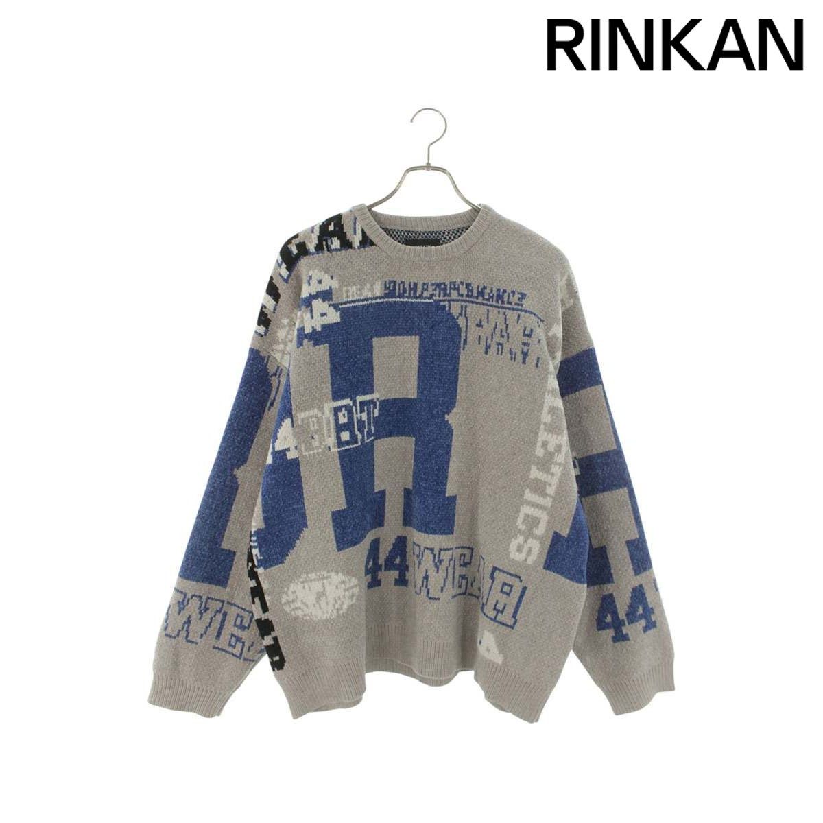 ブレス BR24AW-N3003 総柄クルーネックニット メンズ L