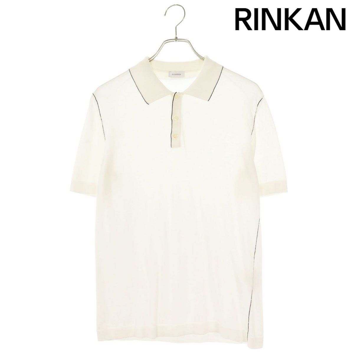 JIL SANDER (ジルサンダー) 半袖シルクポロシャツ 46サイズ ジルサンダー 半袖ポロシャツ メンズ 48 - メルカリ