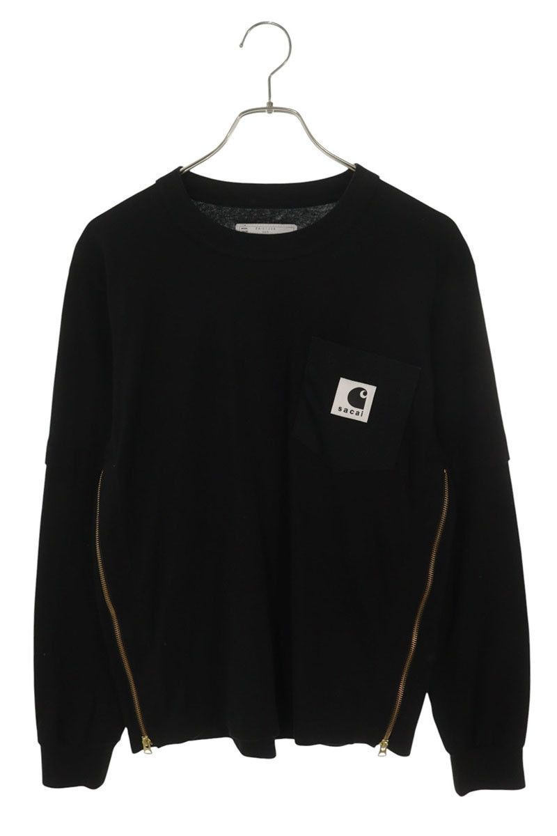 サカイ ×カーハート Carhartt 24-0726S サイドジップ長袖カットソー