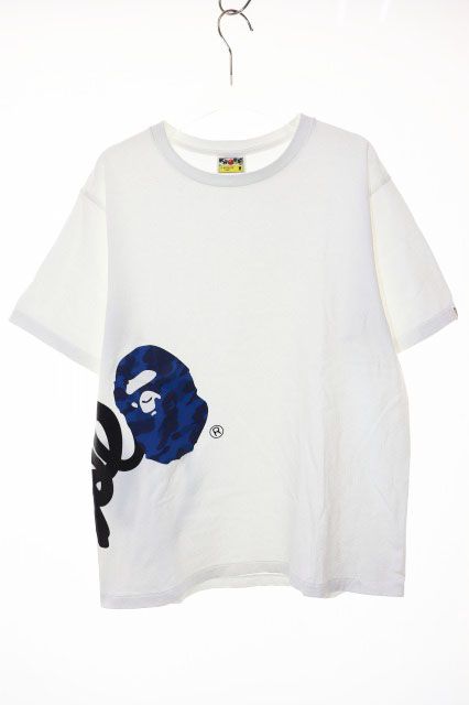 アベイシングエイプ A BATHING APE 1ST CAMO COTTON TEE WHITE M プリント Tシャツ ホワイト 白 半袖 【ブランド古着ベクトル】【中古】260601