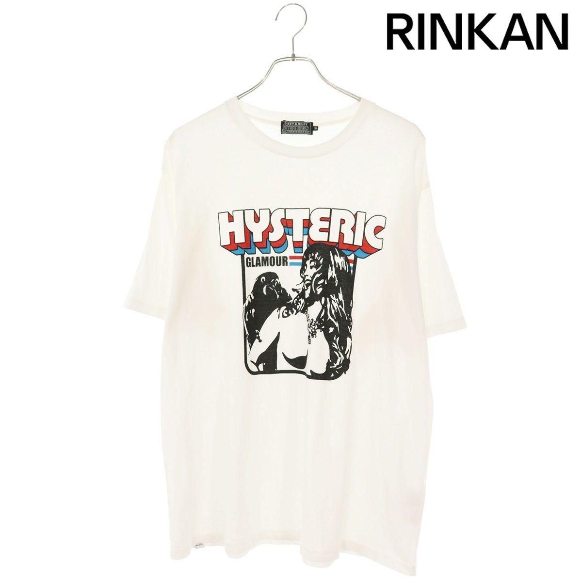 ヒステリックグラマー 02251CT10 フロントプリントTシャツ メンズ XL