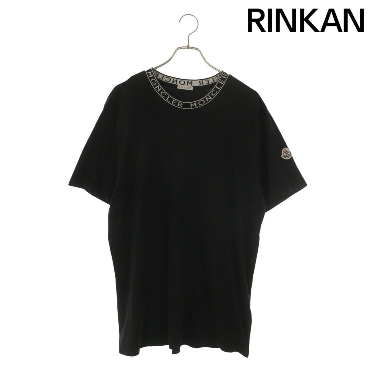 モンクレール SS TSHIRT J10918C00024 ネックロゴTシャツ メンズ XL