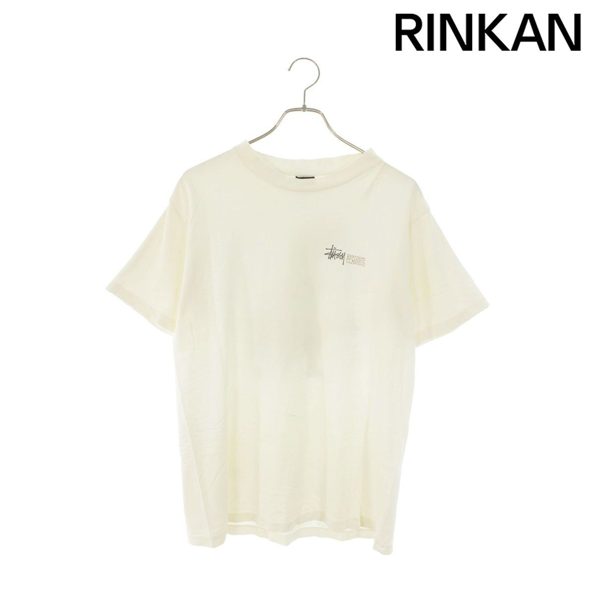 ステューシー 80S-90S OLD 黒タグ ダイナソーバックプリントTシャツ メンズ M