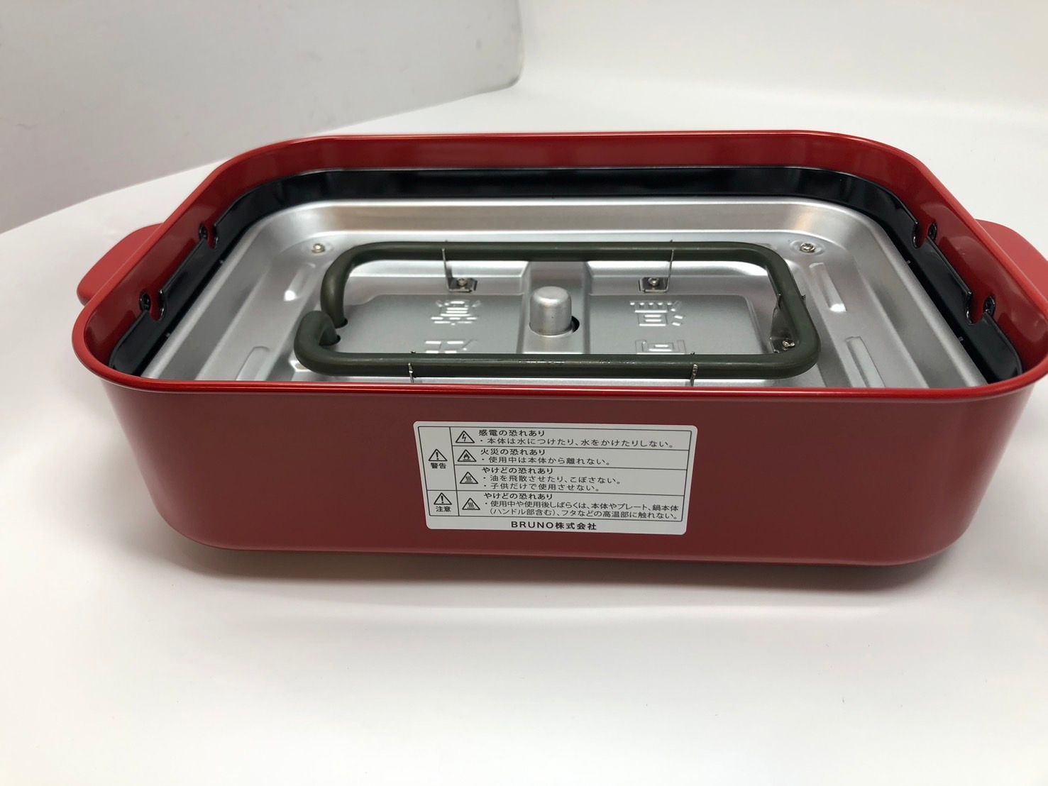 ◇未使用 BRUNO ブルーノ コンパクトホットプレート BOE021-RD 保管品 