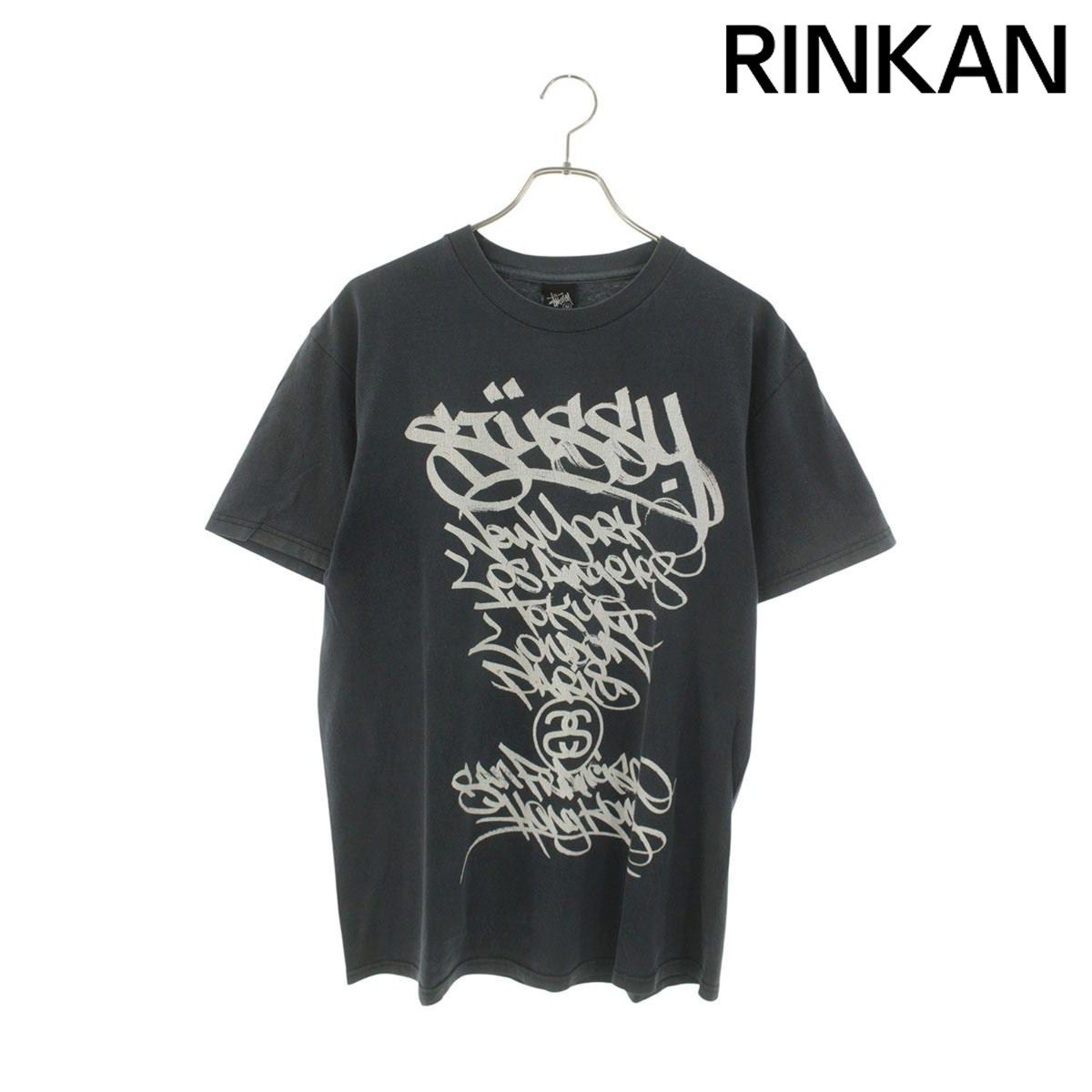 ステューシー OLD ダブルSロゴグラフィティプリントTシャツ メンズ M