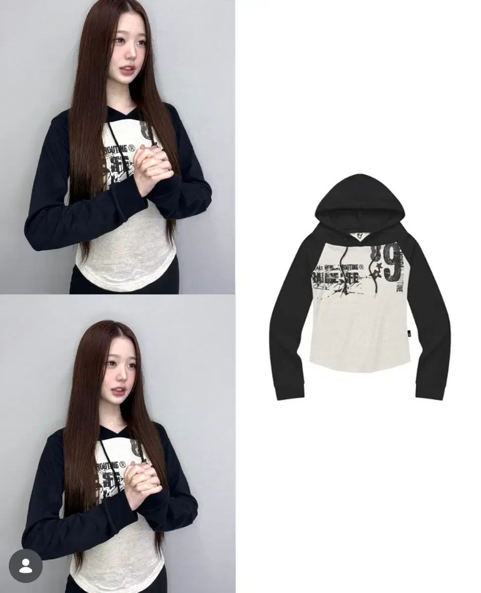 LMR ウォニョン(WONYOUNG・チャンウォニョン) 손민수 フードTシャツ