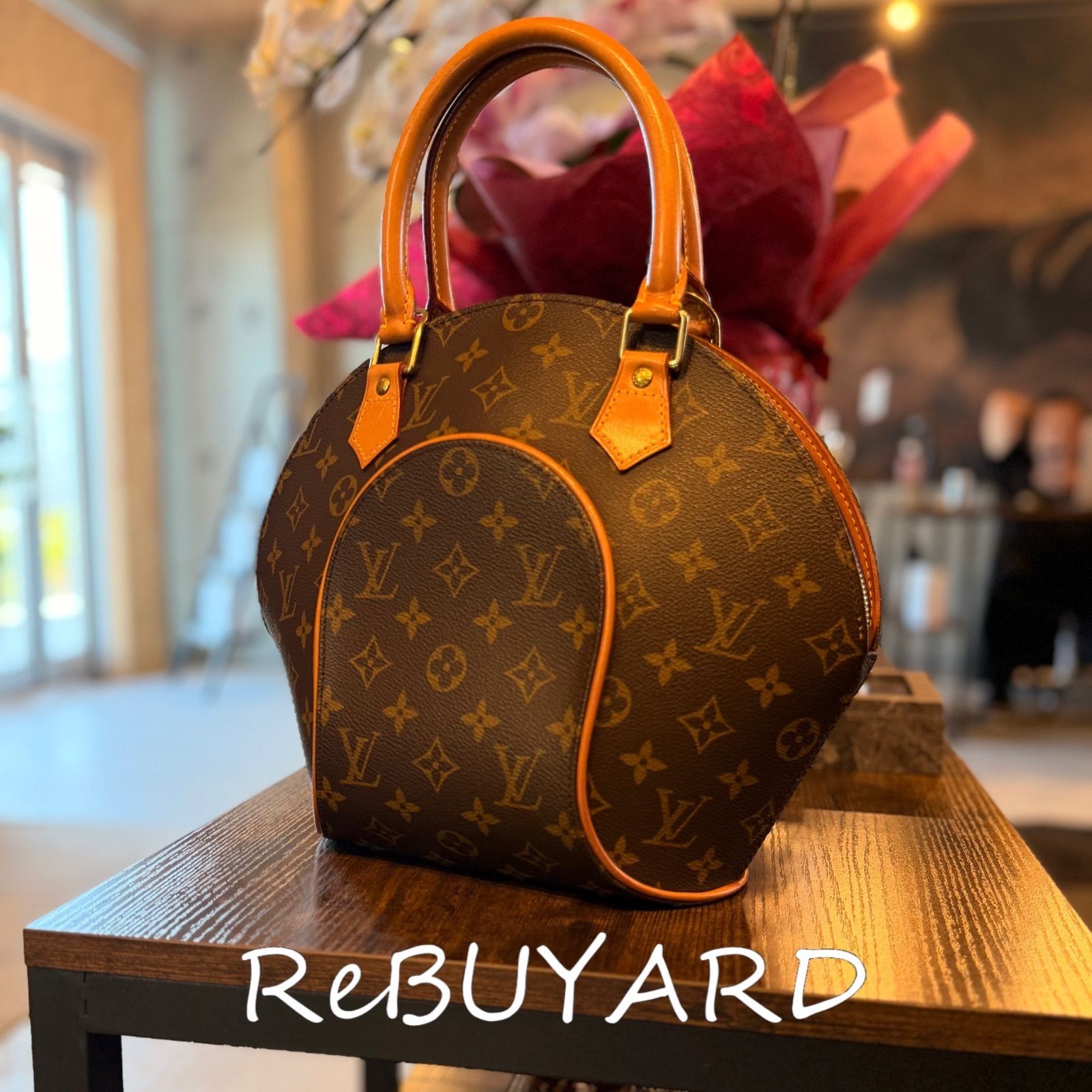 本物 ルイヴィトン LOUIS VUITTON LV エリプス MM モノグラム