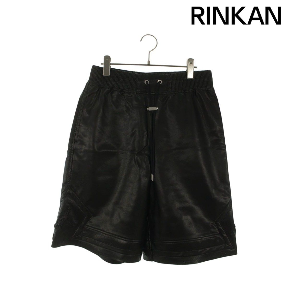 air jordan レザーハーフパンツ ナイキ HV0077-010 JORDAN BRAND M J AIR JDN VGN LTHR SHORT フェイク