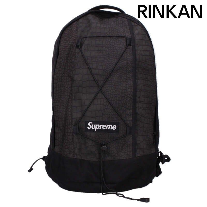 シュプリーム 13SS Croc Backpack ボックスロゴナイロンリュック メンズ