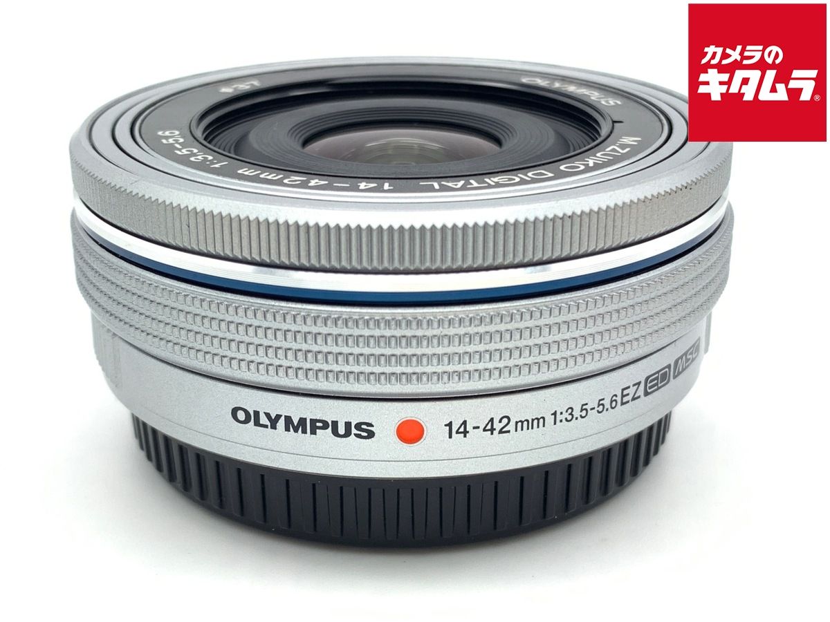 【中古】 【並品】 オリンパス M.ZUIKO DIGITAL ED 14-42mm F3.5-5.6 EZ シルバー