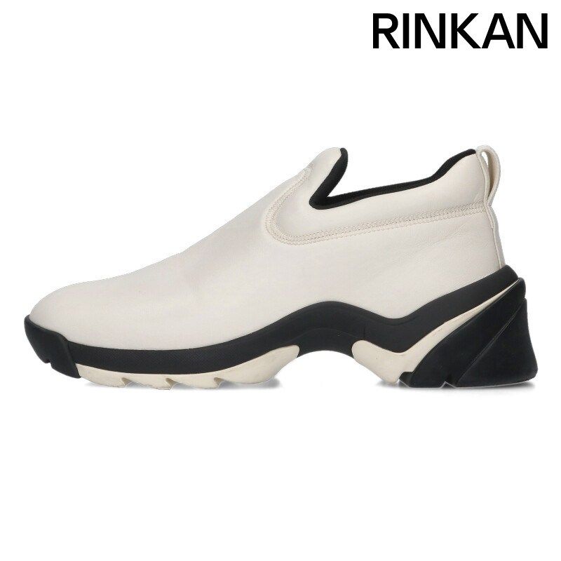 ボッテガヴェネタ FLASH SLIP ON SNEAKER レザーローカットスリッポンシューズ メンズ 42