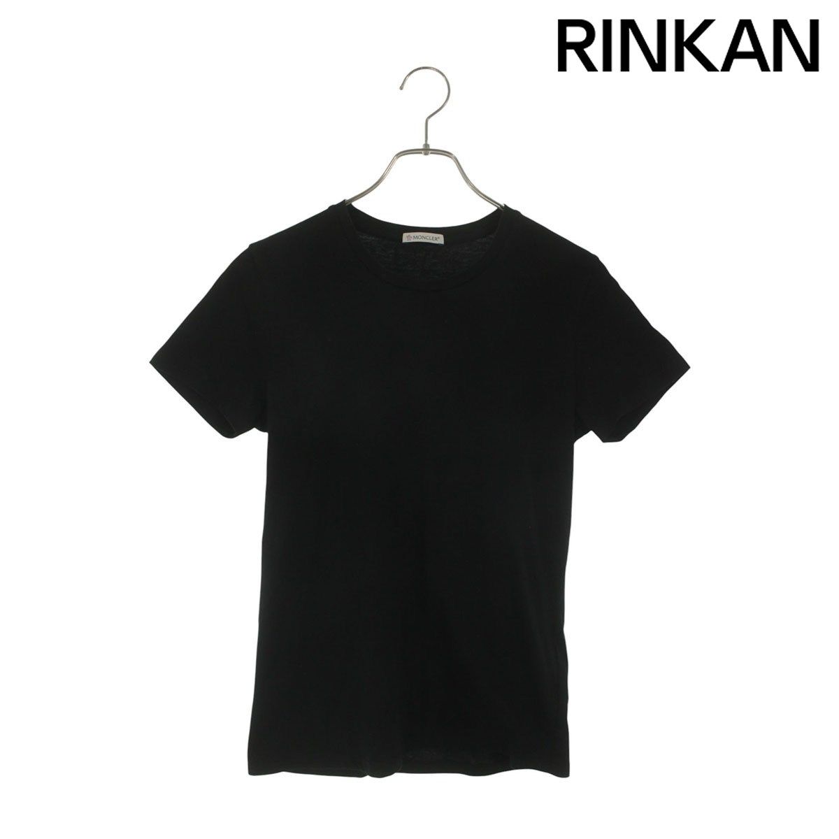 モンクレール MAGLIA MINICA CORTA ロゴワッペンコットンTシャツ レディース XS