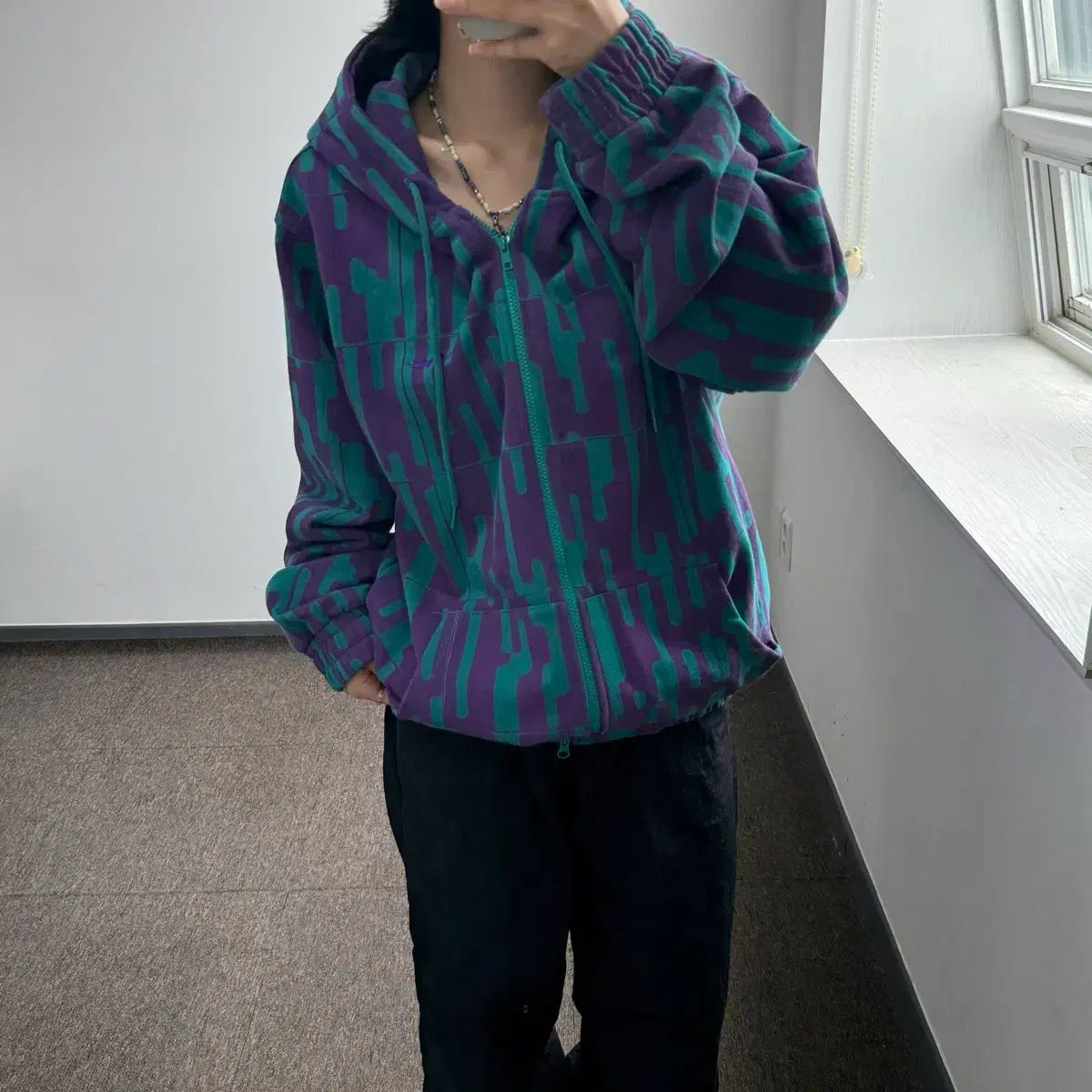 YESEYESEE イェスアイシー パータン PURPLE パープル GREEN フー **ジップアップ** 6,357円