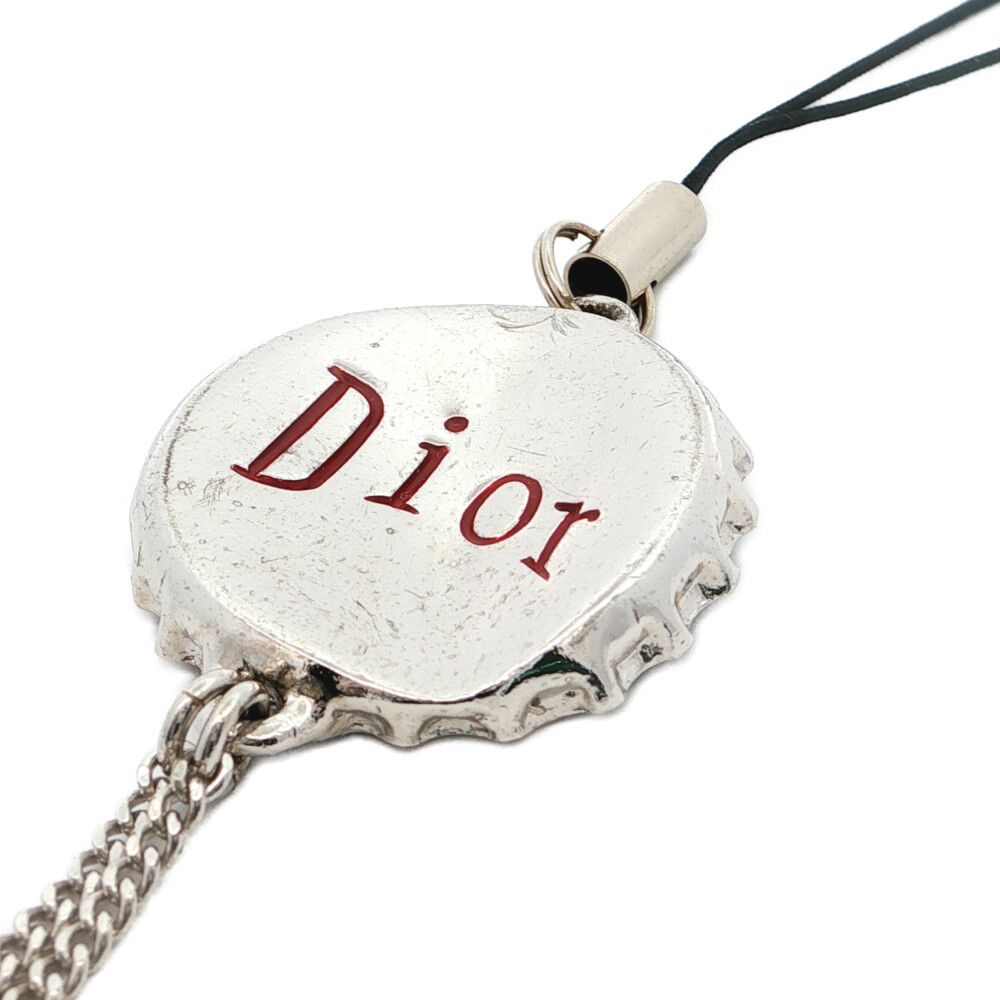 Christian Dior クリスチャンディオール プルタブ 携帯ストラップモバイル雑貨-11.4g シルバー【♀】【A】【レディース】★■616151【中古】