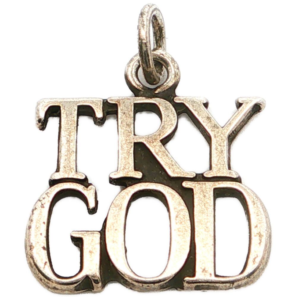 TIFFANY ＆ Co. ティファニー 1970年代ヴィンテージ TRY GOD ペンダントトップ Sv925-1.2g シルバー【♀】【B】【レディース】★■615611【中古】