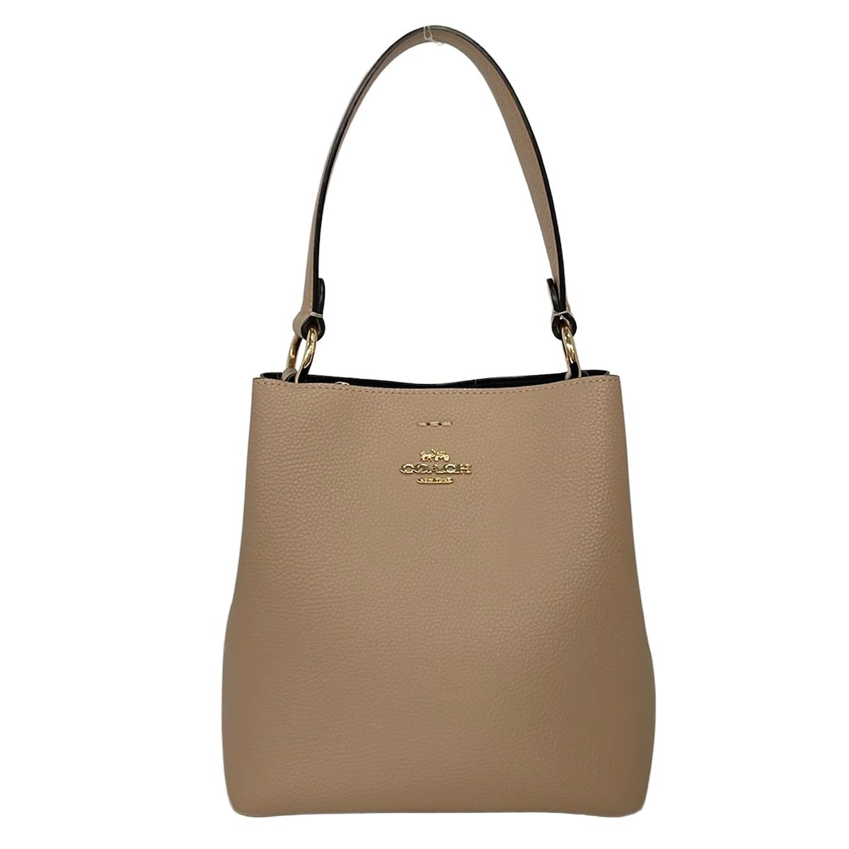 COACH(コーチ) ハンドバッグ スモール タウン バケット バッグ 1011 ベージュ レザー