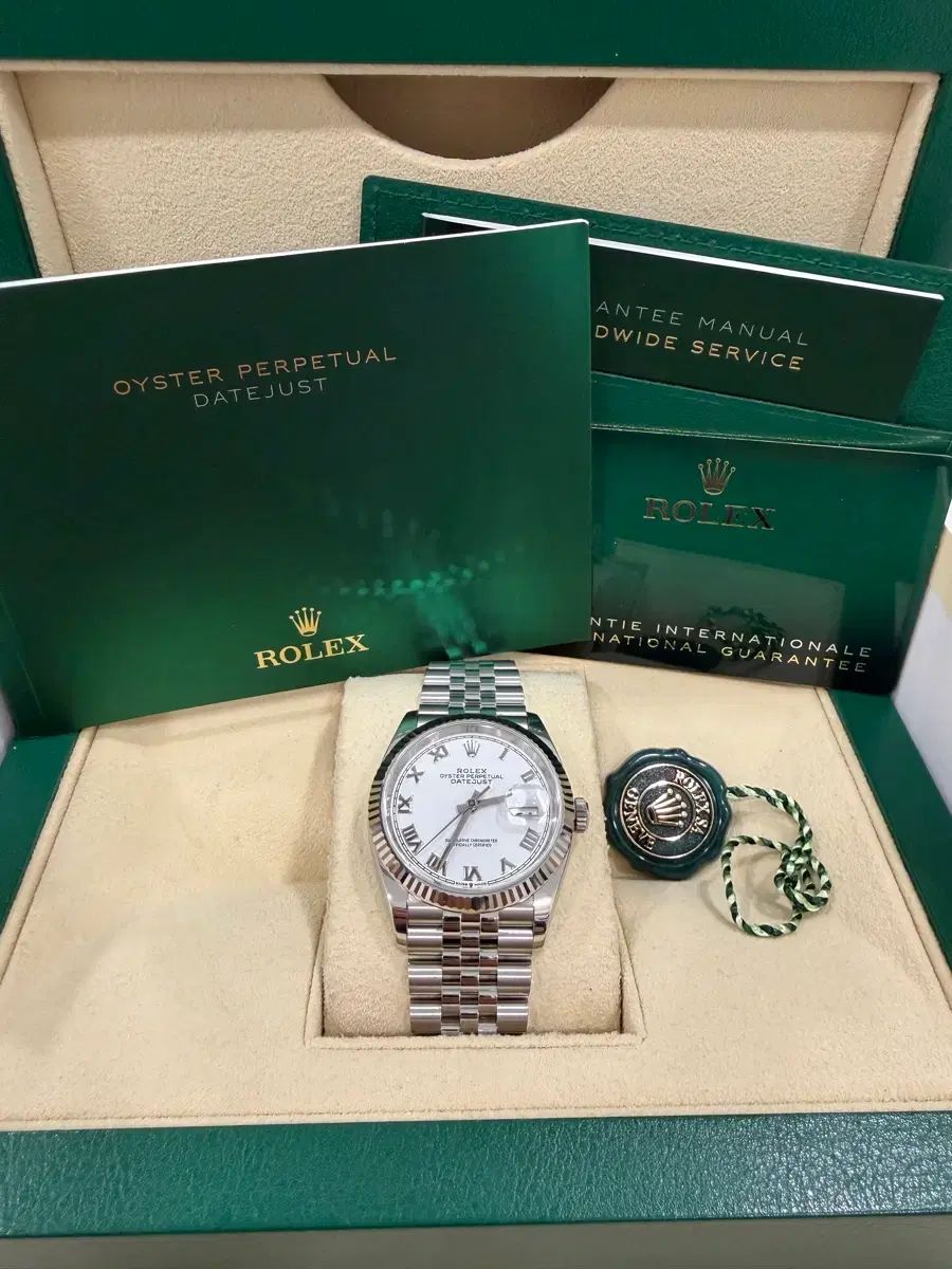ROLEX ロレックス 新モデル デイトジャスト 36mm スチール ジュビリーブレスレット ローマン 126234 766,921円