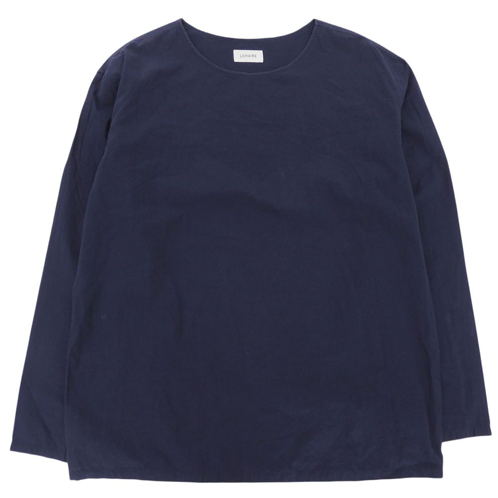 LEMAIRE ルメール プルオーバーシャツ トップス メンズ コットン ネイビー 48