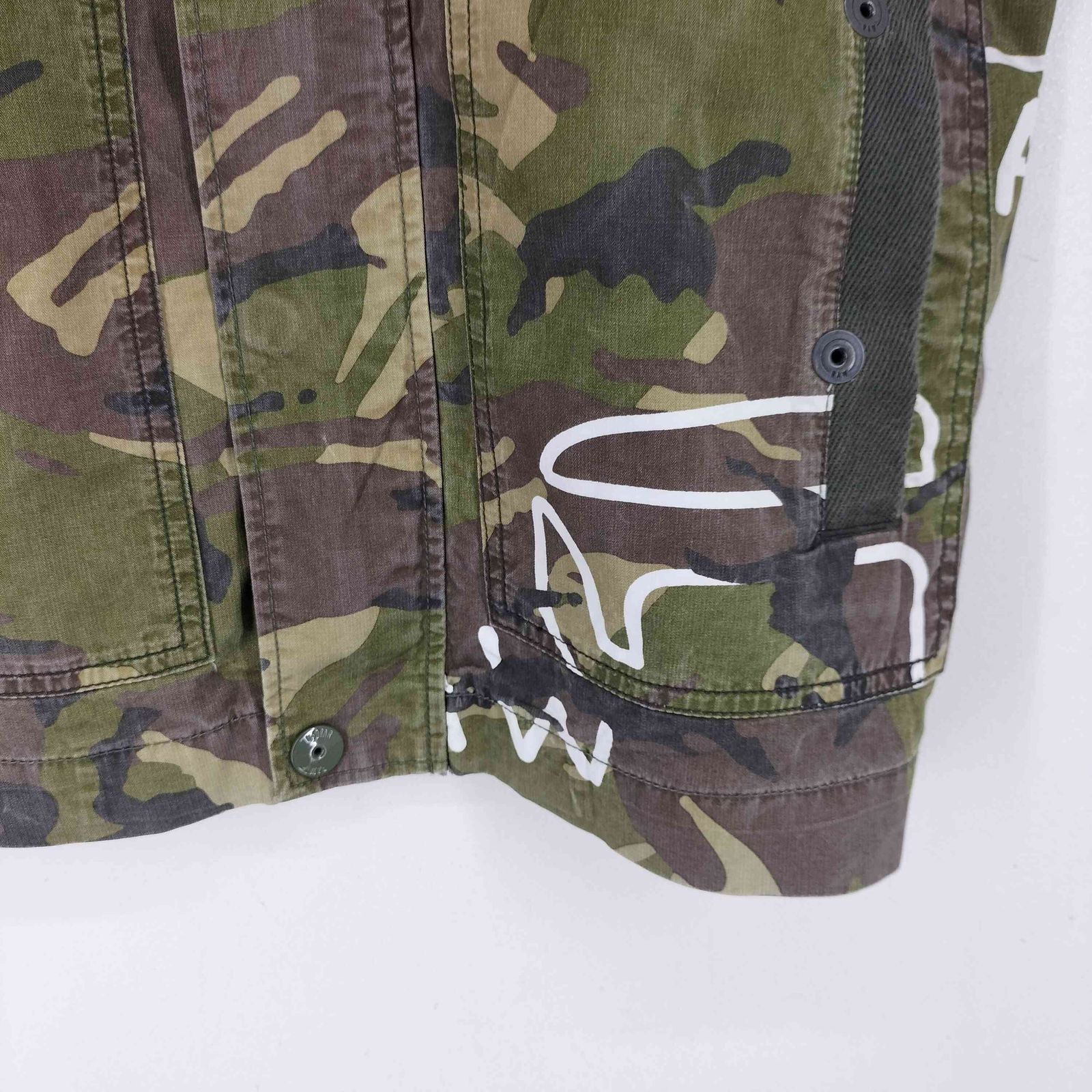 ジースターロー G-STAR RAW マルチポケット カモフラ ジャケット 