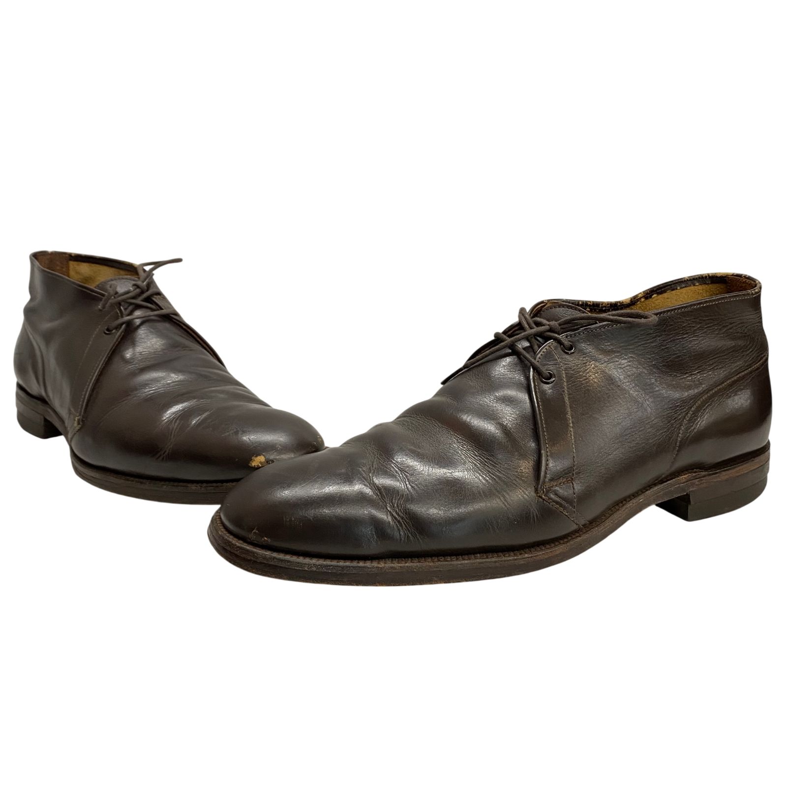 ミリタリー MILITARY U.S.M.C サービスシューズ レザー US12 メンズ靴 その他 ブラウン 30cmサイズ 201-shoes1764 VB