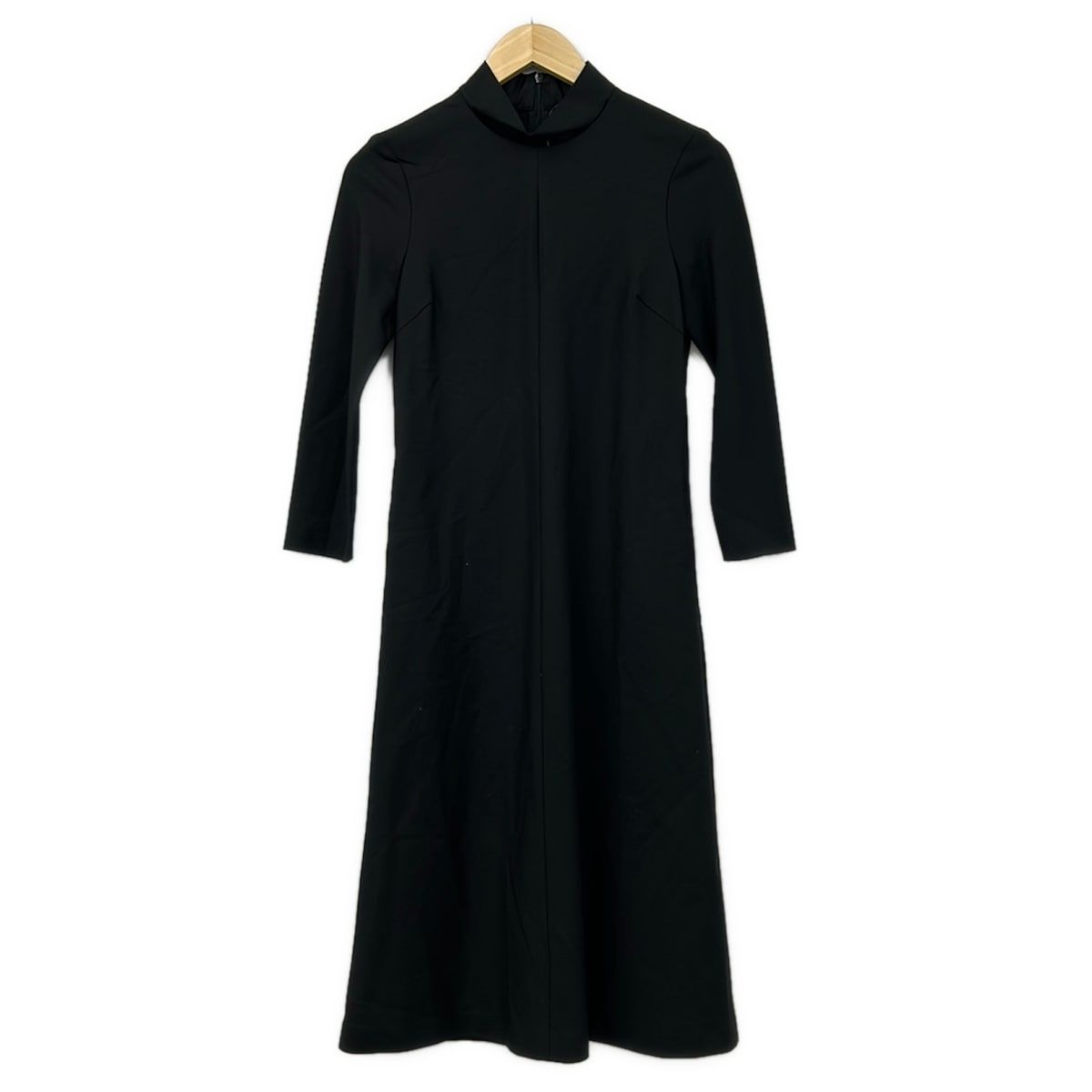 theory luxe(セオリーリュクス) ワンピース サイズ32 XS レディース美品 - 黒 ハイネック/長袖/ロング