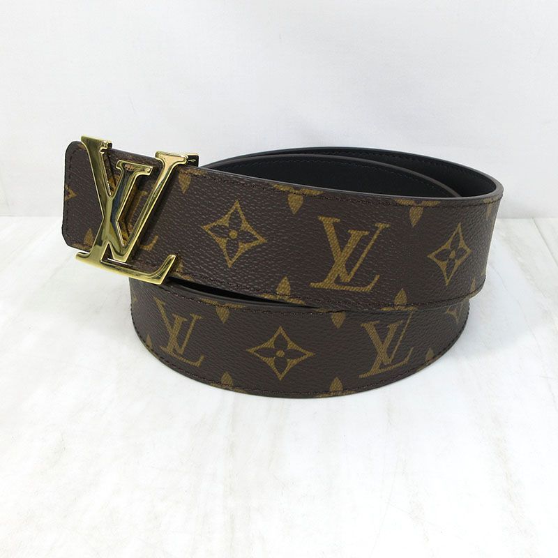 【三重本店】 中古 LOUIS VUITTON | ルイ・ヴィトン M0566W ベルト･LV イニシャル 40MM リバーシブル モノグラム サイズ：80/32 【135】