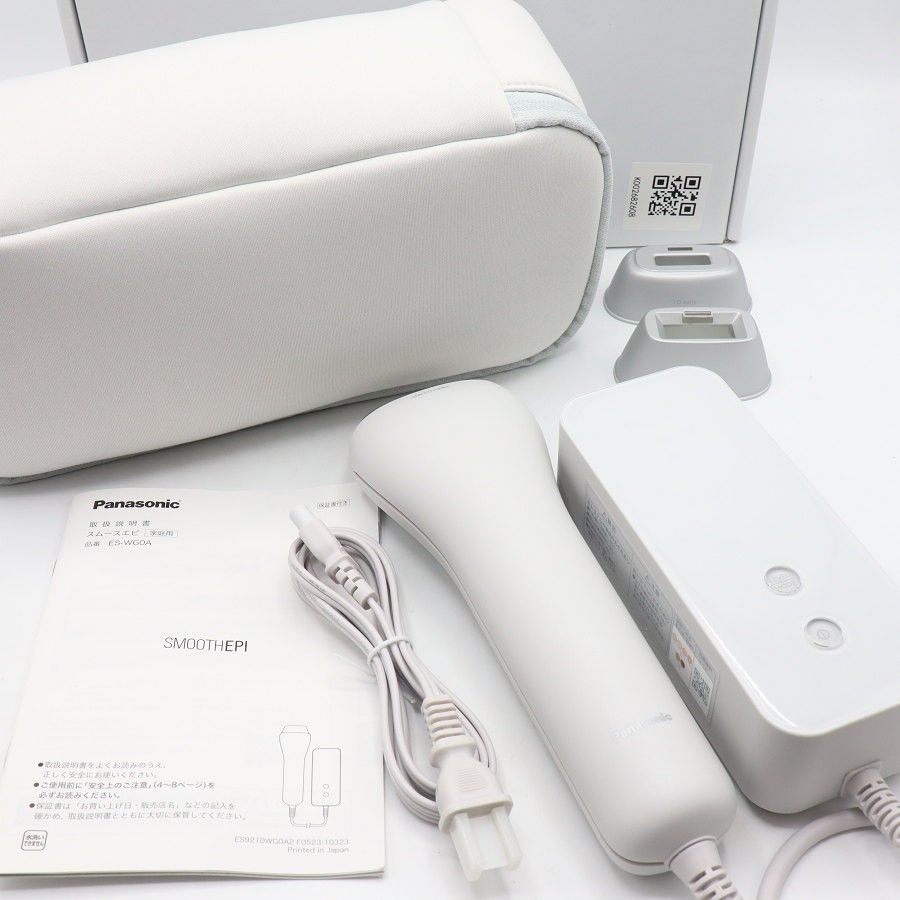 【美品】パナソニック 光エステ スムースエピ ES-WG0A-H グレー 脱毛器 光美容器 Panasonic 本体