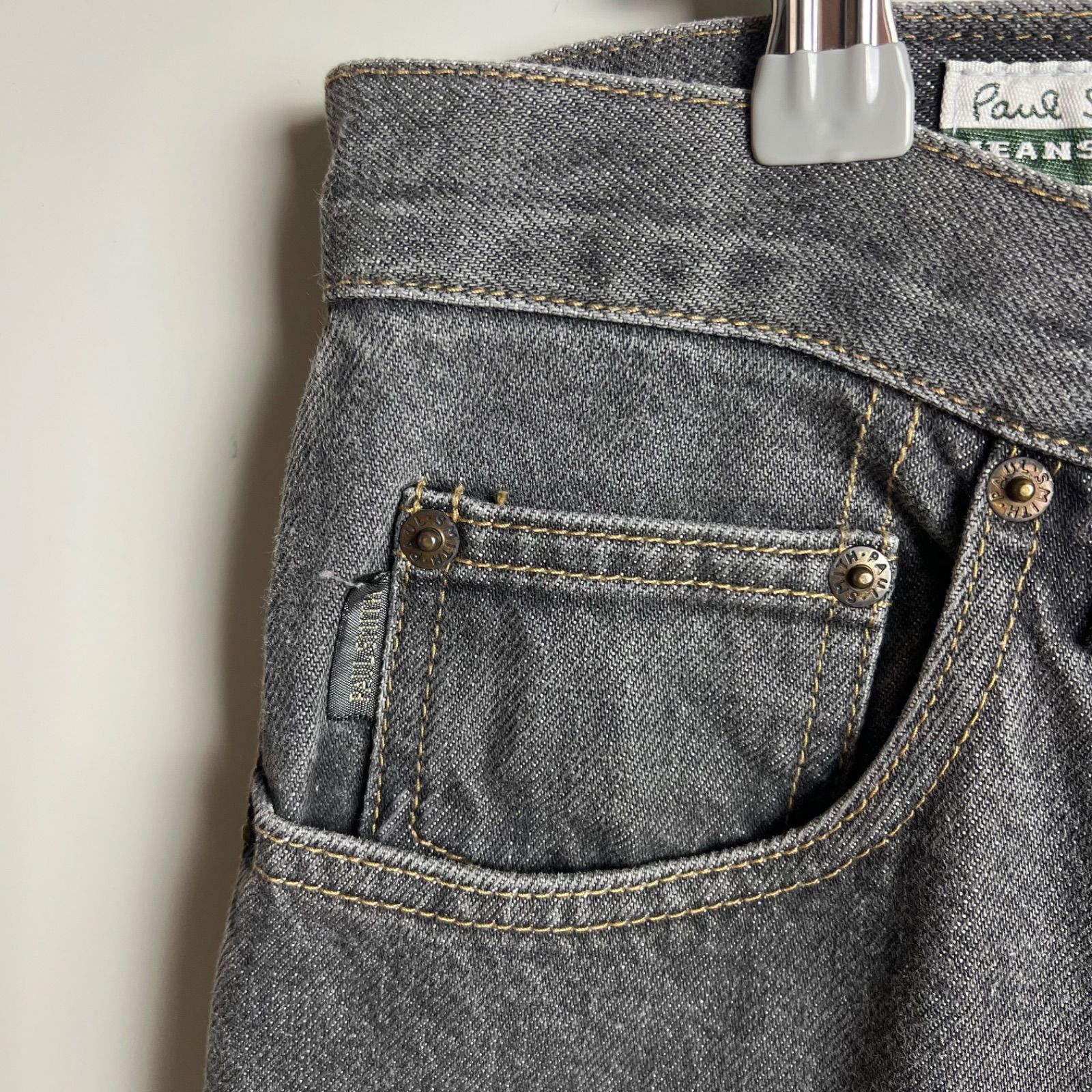 PAUL SMITH JEANS 00s y2k archive black denim pants w32 ポール 
