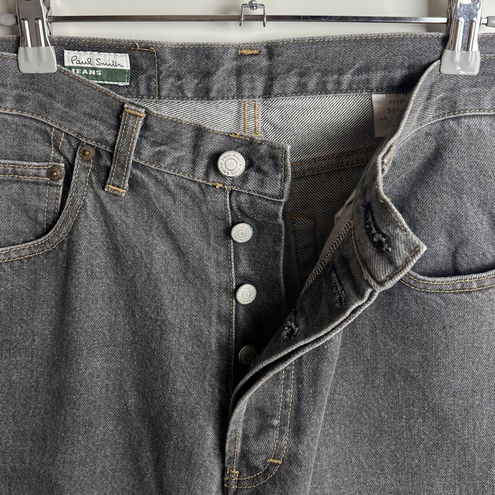 PAUL SMITH JEANS 00s y2k archive black denim pants w32 ポール 