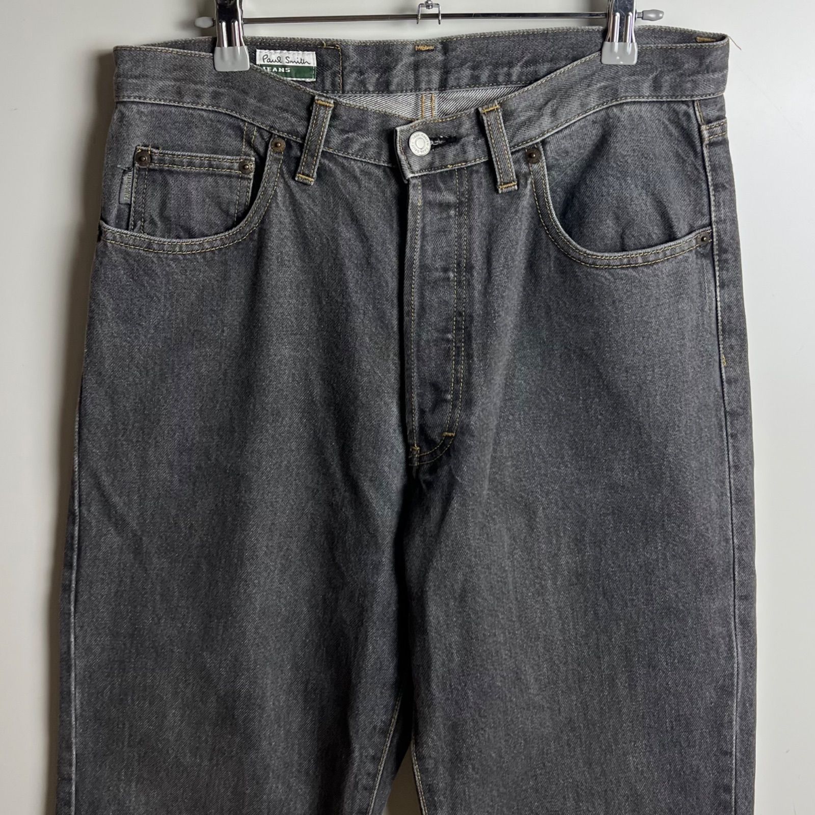 PAUL SMITH JEANS 00s y2k archive black denim pants w32 ポール 