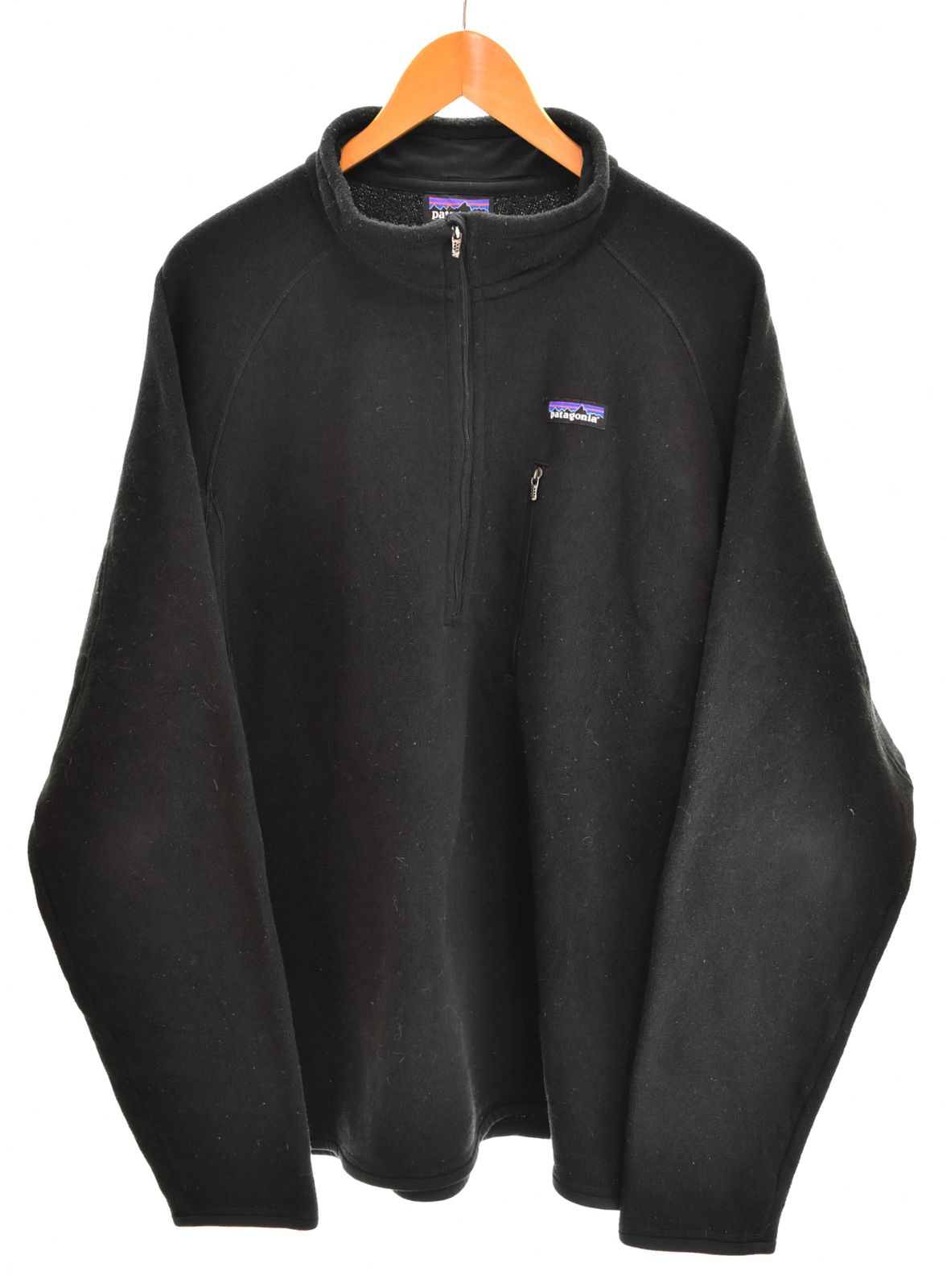 パタゴニア PATAGONIA Better Sweater 1/2 Zip ベターセーター ハーフジップ プルオーバー ニットフリース 25521FA14 XL ジャケット ブラック LLサイズ 103MT-4713