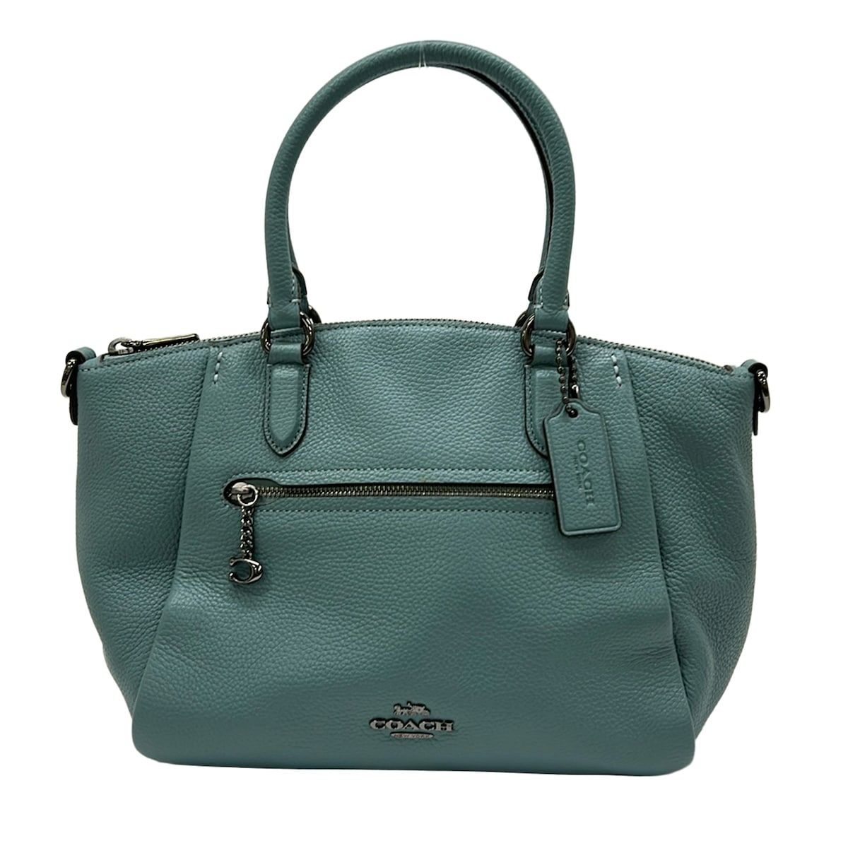 COACH(コーチ) ハンドバッグ美品 エリス サッチェル 79316 ライトブルー レザー