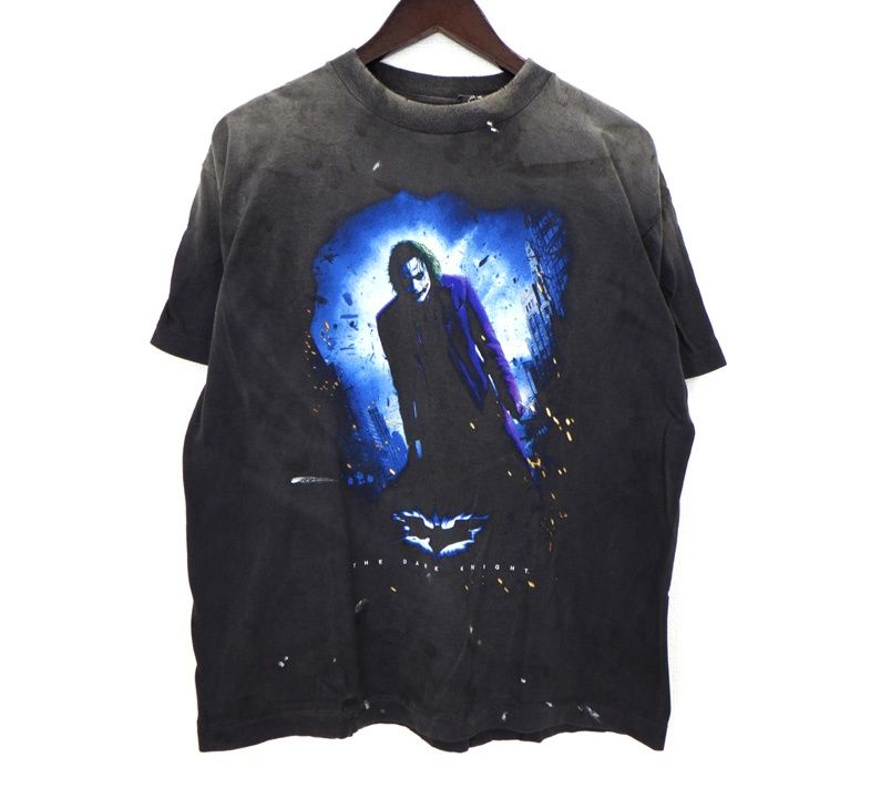 セントマイケル SAINT MICHAEL 25SS 【 SM-HR8-0000-C54 】 ヴィンテージ加工 ダークナイト ジョーカー プリントTシャツ　50686